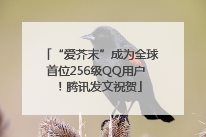 “爱芥末”成为全球首位256级QQ用户！腾讯发文祝贺