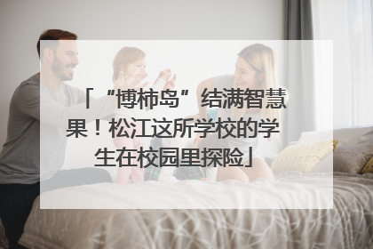 “博柿岛”结满智慧果！松江这所学校的学生在校园里探险