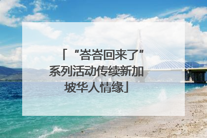 “峇峇回来了”系列活动传续新加坡华人情缘