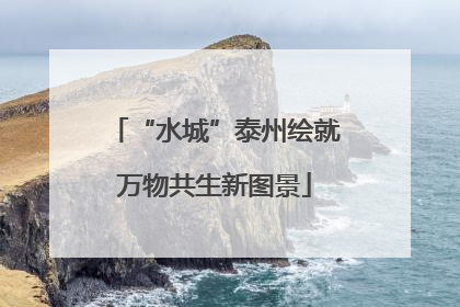 “水城”泰州绘就万物共生新图景