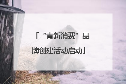 “青新消费”品牌创建活动启动