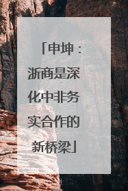 申坤：浙商是深化中非务实合作的新桥梁