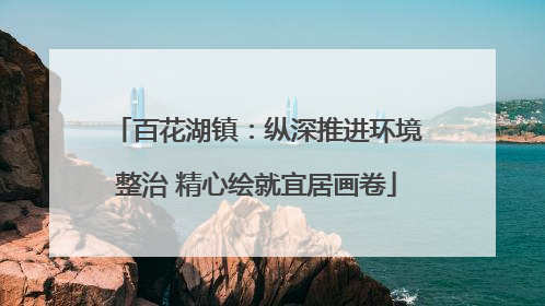 百花湖镇：纵深推进环境整治 精心绘就宜居画卷