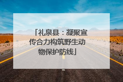 礼泉县：凝聚宣传合力构筑野生动物保护防线