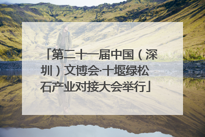 第二十一届中国（深圳）文博会·十堰绿松石产业对接大会举行