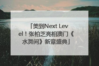 美到Next Level！张柏芝亮相澳门《水舞间》新章盛典