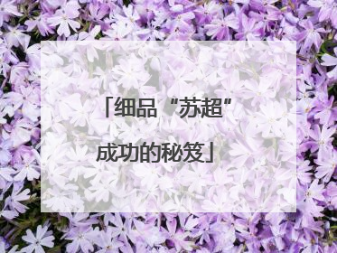 细品“苏超”成功的秘笈