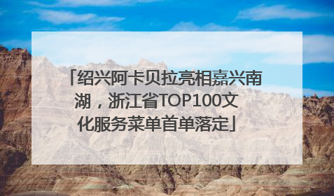绍兴阿卡贝拉亮相嘉兴南湖，浙江省TOP100文化服务菜单首单落定