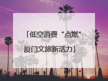 低空消费“点燃”厦门文旅新活力