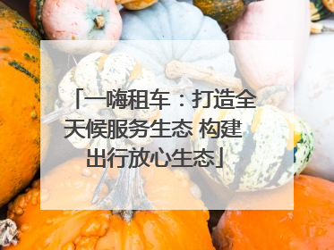 一嗨租车：打造全天候服务生态 构建出行放心生态