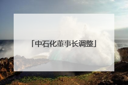 中石化董事长调整