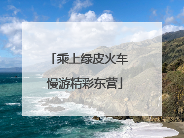 乘上绿皮火车 慢游精彩东营