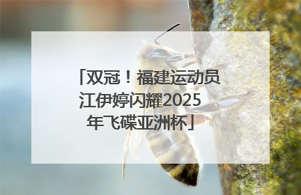 双冠！福建运动员江伊婷闪耀2025年飞碟亚洲杯