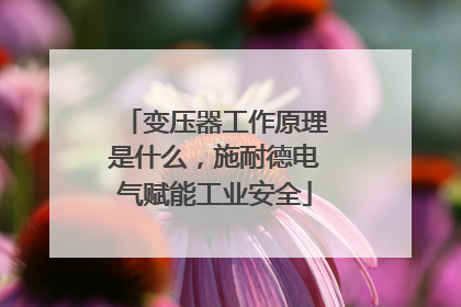 变压器工作原理是什么，施耐德电气赋能工业安全