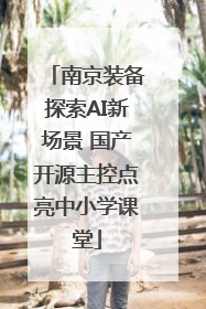 南京装备探索AI新场景 国产开源主控点亮中小学课堂