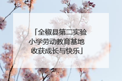 全椒县第二实验小学劳动教育基地收获成长与快乐