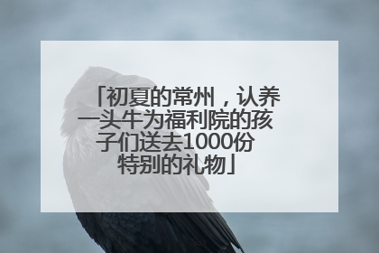 初夏的常州，认养一头牛为福利院的孩子们送去1000份特别的礼物