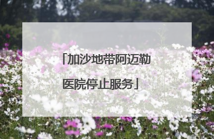 加沙地带阿迈勒医院停止服务