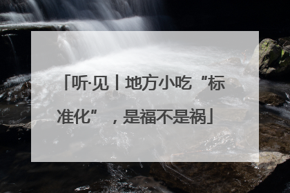 听·见丨地方小吃“标准化”，是福不是祸