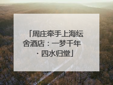周庄牵手上海纭舍酒店:一梦千年・四水归堂