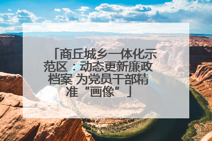 商丘城乡一体化示范区：动态更新廉政档案 为党员干部精准“画像”