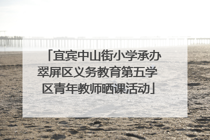 宜宾中山街小学承办翠屏区义务教育第五学区青年教师晒课活动