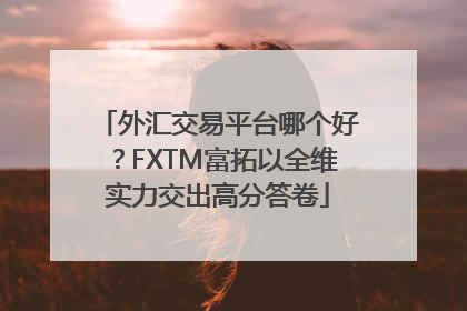 外汇交易平台哪个好？FXTM富拓以全维实力交出高分答卷