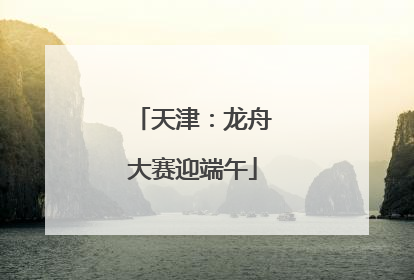 天津：龙舟大赛迎端午