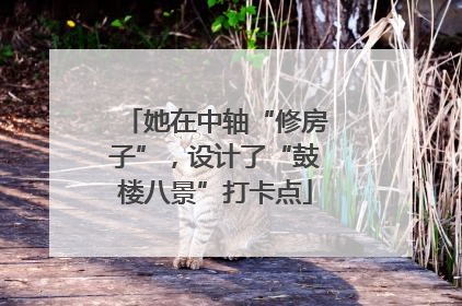 她在中轴“修房子”，设计了“鼓楼八景”打卡点