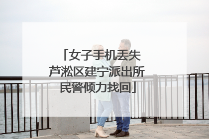女子手机丢失 芦淞区建宁派出所民警倾力找回