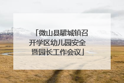 微山县驩城镇召开学区幼儿园安全暨园长工作会议
