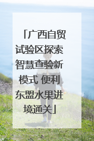 广西自贸试验区探索智慧查验新模式 便利东盟水果进境通关