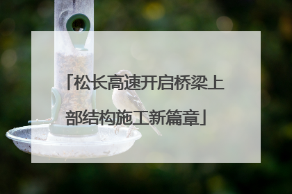 松长高速开启桥梁上部结构施工新篇章