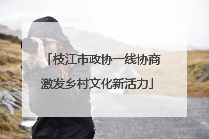 枝江市政协一线协商激发乡村文化新活力
