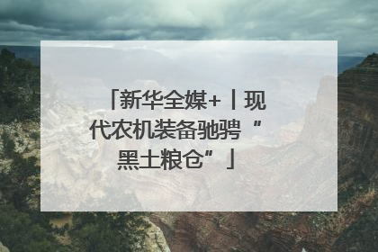 新华全媒+丨现代农机装备驰骋“黑土粮仓”