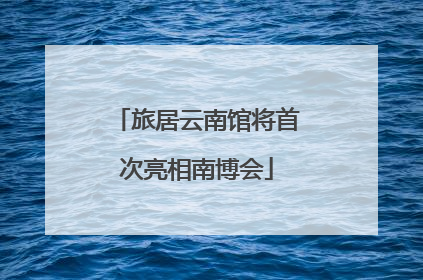 旅居云南馆将首次亮相南博会