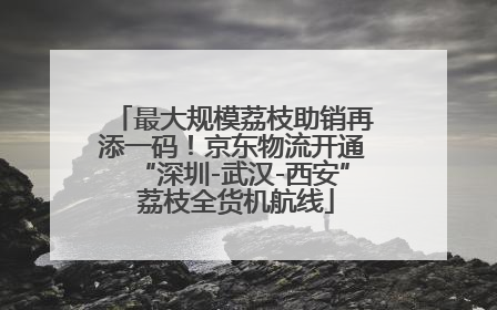 最大规模荔枝助销再添一码！京东物流开通“深圳-武汉-西安” 荔枝全货机航线