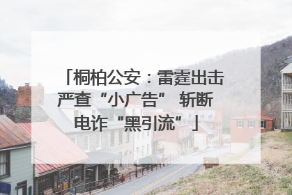 桐柏公安：雷霆出击严查“小广告” 斩断电诈“黑引流”