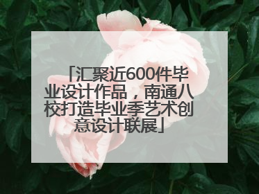 汇聚近600件毕业设计作品，南通八校打造毕业季艺术创意设计联展