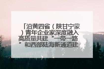 沿黄四省（陕甘宁蒙）青年企业家深度融入高质量共建“一带一路”和西部陆海新通道建设战略合作交流会在甘肃兰州召开