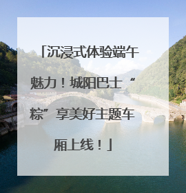 沉浸式体验端午魅力！城阳巴士“粽”享美好主题车厢上线！
