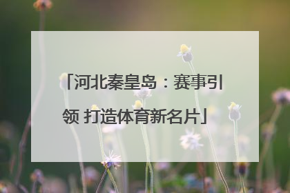 河北秦皇岛：赛事引领 打造体育新名片