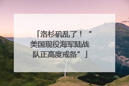 洛杉矶乱了！“美国现役海军陆战队正高度戒备”