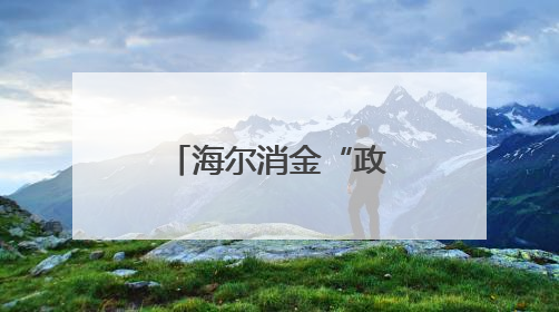 海尔消金“政企双补”让消费者从“想要买”到“买得起”