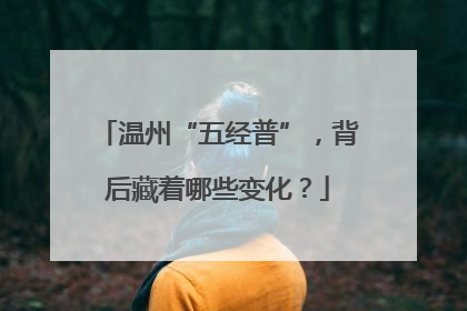 温州“五经普”，背后藏着哪些变化？