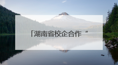 湖南省校企合作“双进双转”工作推进会在衡阳召开