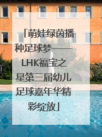 萌娃绿茵播种足球梦——LHK福宝之星第三届幼儿足球嘉年华精彩绽放