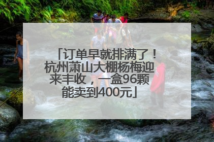 订单早就排满了！杭州萧山大棚杨梅迎来丰收，一盒96颗能卖到400元