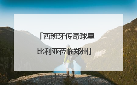 西班牙传奇球星 比利亚莅临郑州