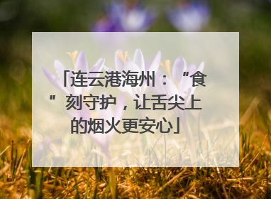 连云港海州：“食”刻守护，让舌尖上的烟火更安心